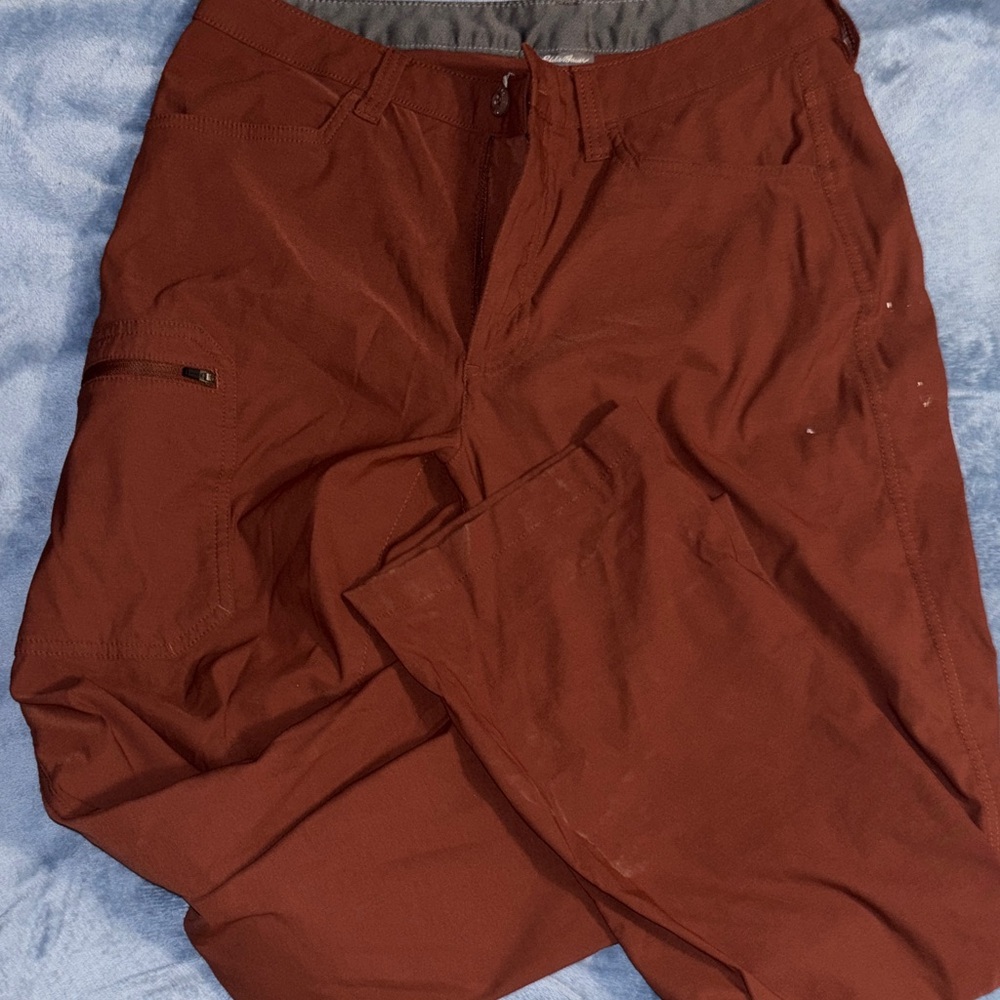 Eddie Bauer Men's Rust Cargo Pants